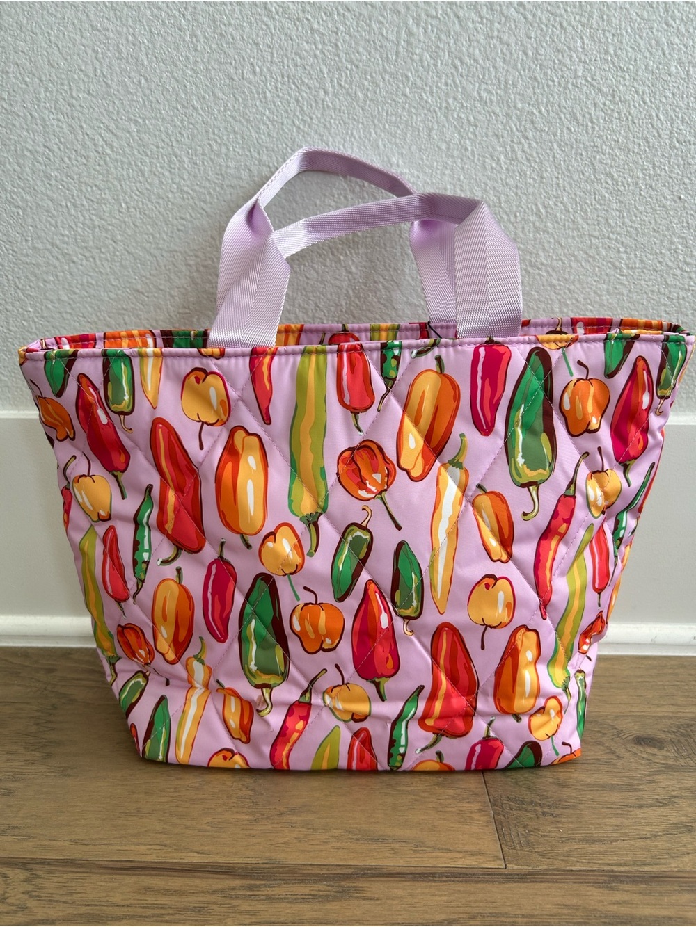 Vera Bradley Essential Lunch Tote Bag Spice It Up NWT Cooler Chili Peppers